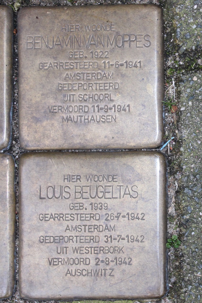 Stolpersteine President Brandstraat 298-308 (voorheen 100) #4