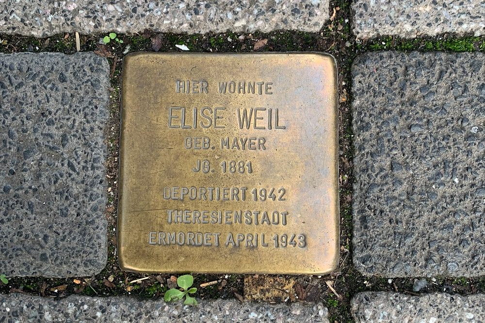 Stumbling Stone Bahnhofstraße 39