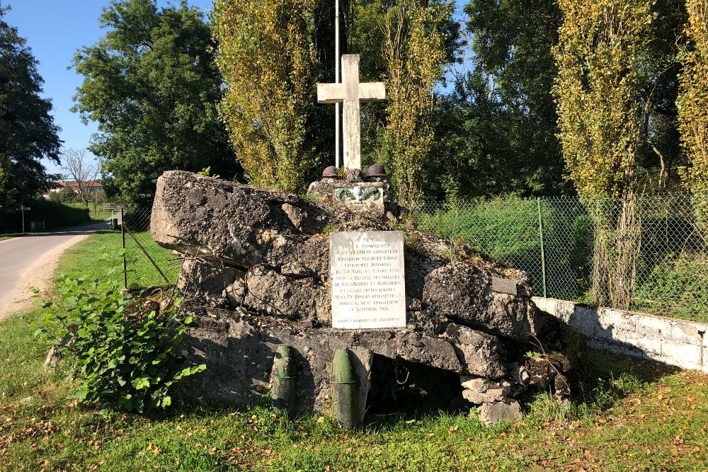 German Bunker Malancourt / Monument 69e R.I. & 79th US Infantry Division #2