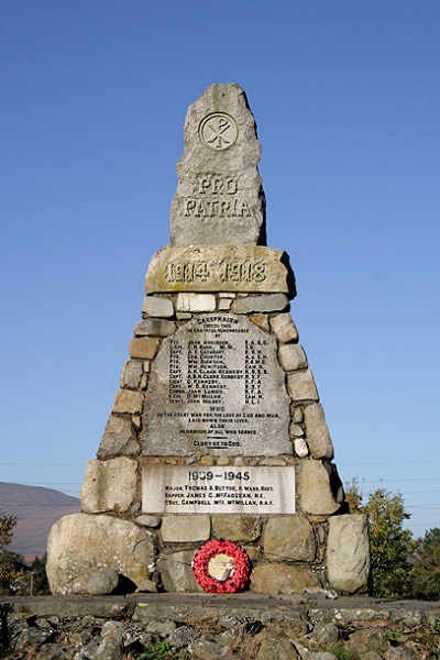 Oorlogsmonument Carsphairn