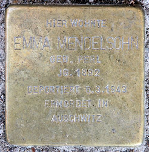 Stolpersteine Damaschkestrae 28