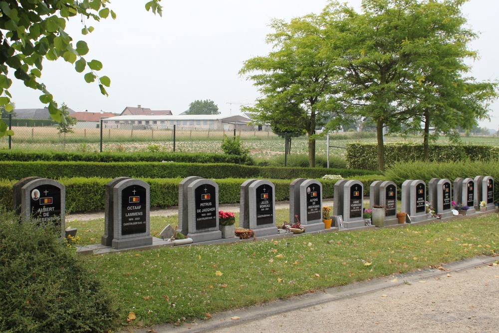 Belgische Graven Oudstrijders Sint-Lievens-Houtem Begraafplaats #2