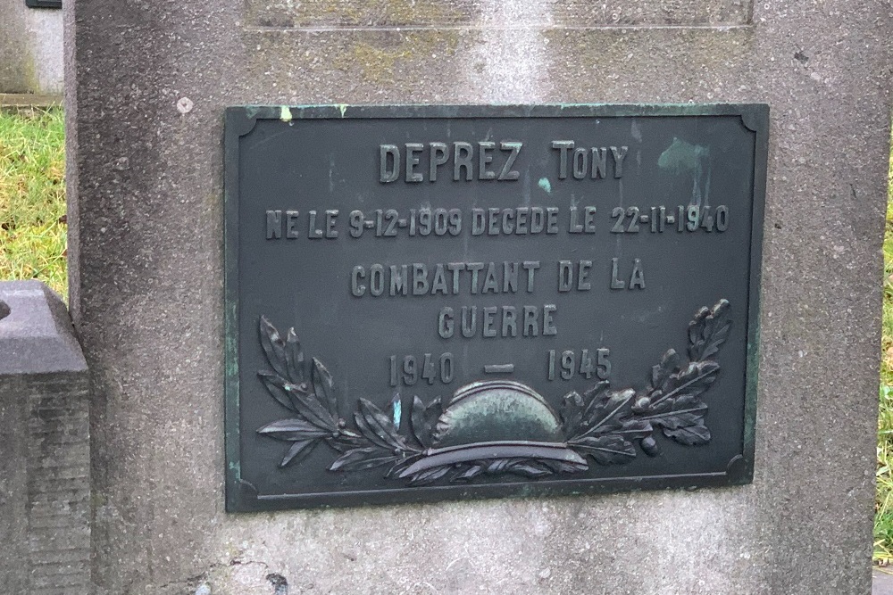 Belgian Gravesite Memorial Mathieu Deprez #5