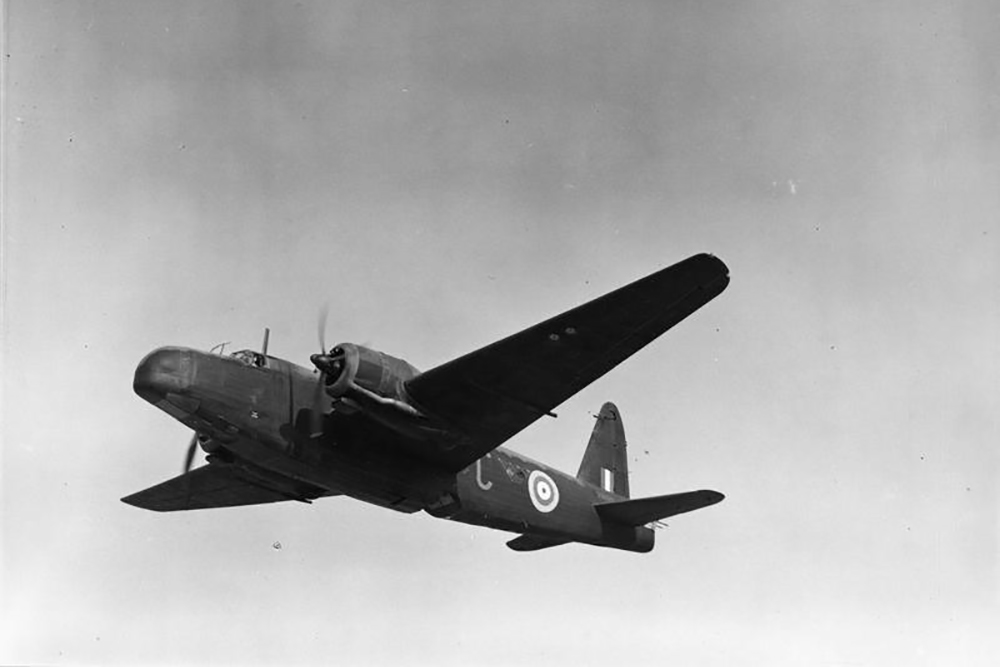 Crash Site Vickers Mk. IV Z1245, code SM-D