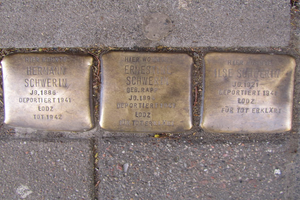 Stumbling Stones Sudermanstraße 1 #1