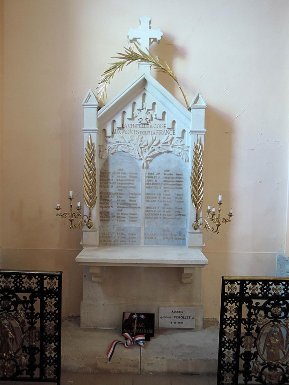 War Memorial La Chapelle-sur-Coise Church