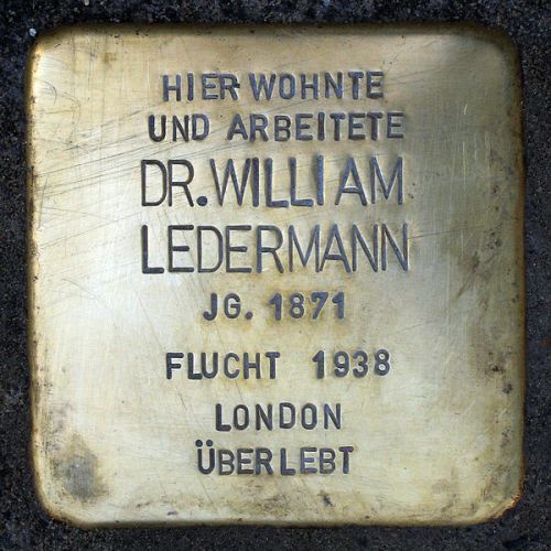 Stolperstein Cuvrystrae 17 #1