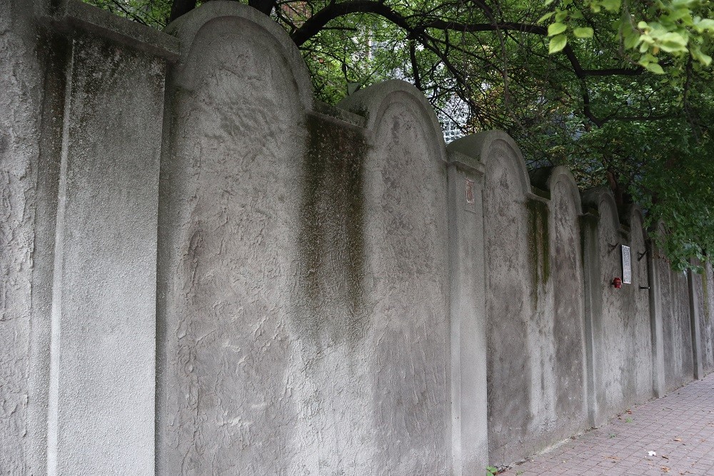 Monument Joodse Gettomuur Krakau #4