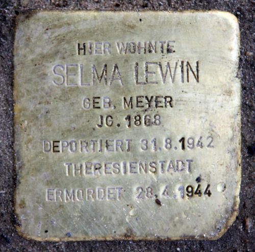 Stolpersteine Oderstrae 52 #1