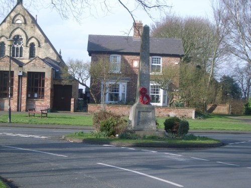 Oorlogsmonument Upper Poppleton #1