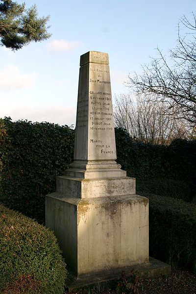 Oorlogsmonument Jouy-Mauvoisin #1