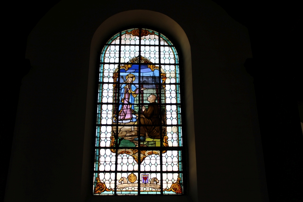 Stained-glass Window Sainte-Waudry Church Frameries