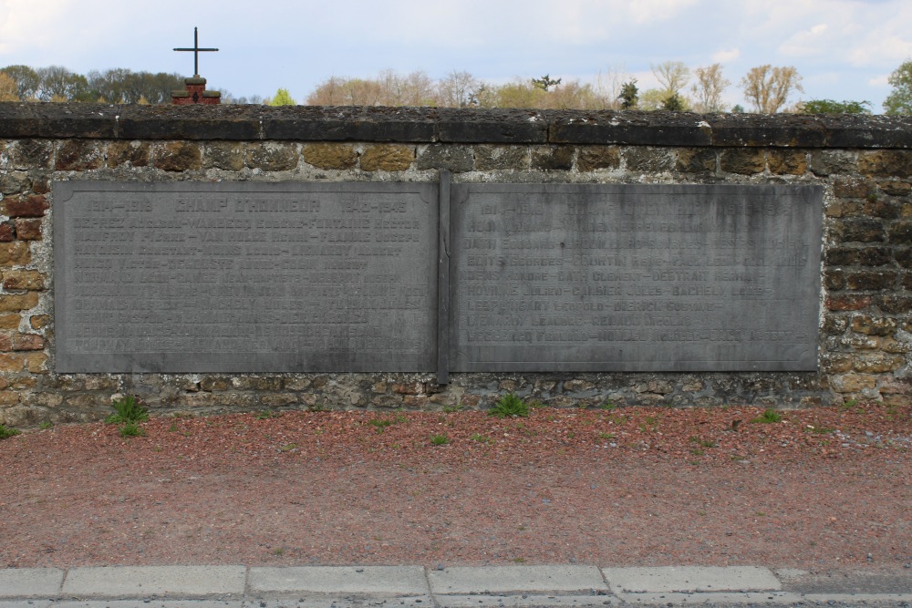 Commemorative Plates Cemetery Grandglise #3
