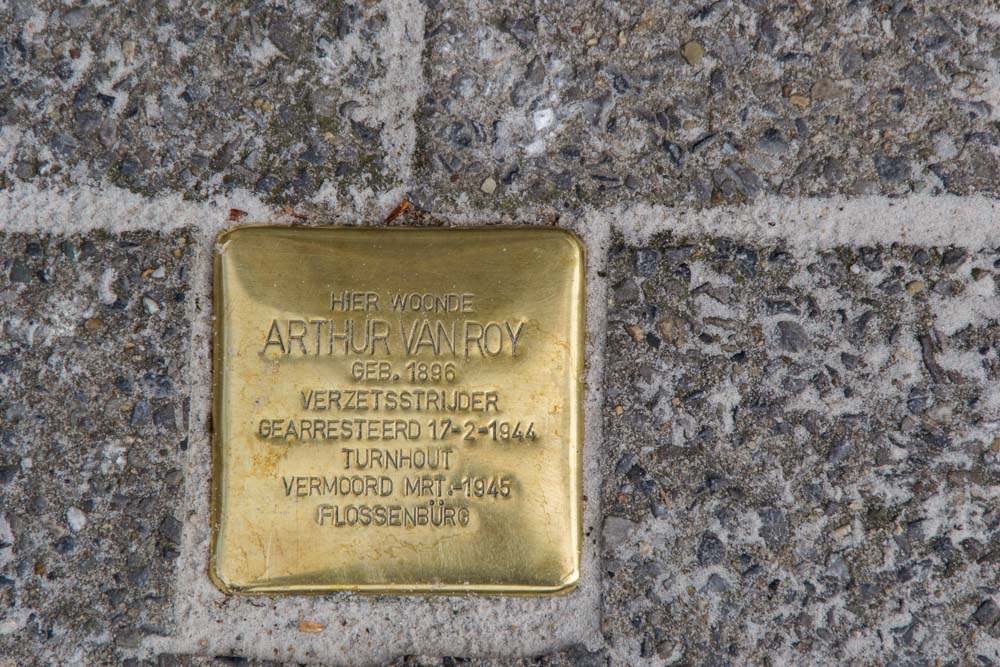 Stumbling stone resistance fighter Arthur Van Roy Turnhout