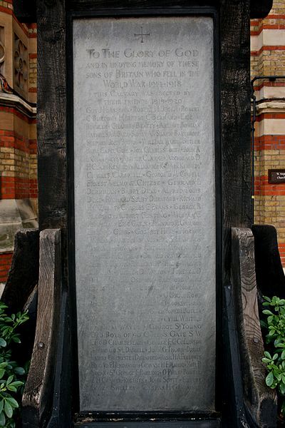 Oorlogsmonument St. Augustine of Canterbury Church #1