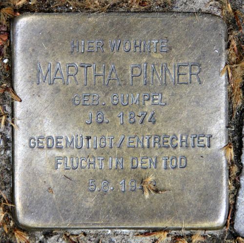 Stumbling Stones Emser Straße 39d #3