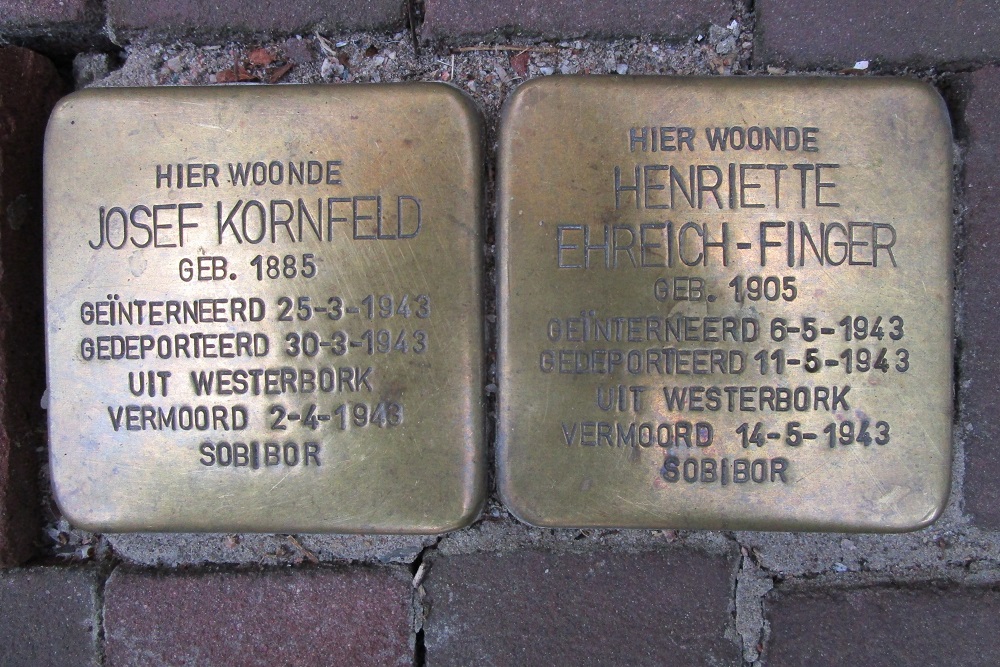 Stolpersteine Nieuwe Amstelstraat voormalig 35 #4