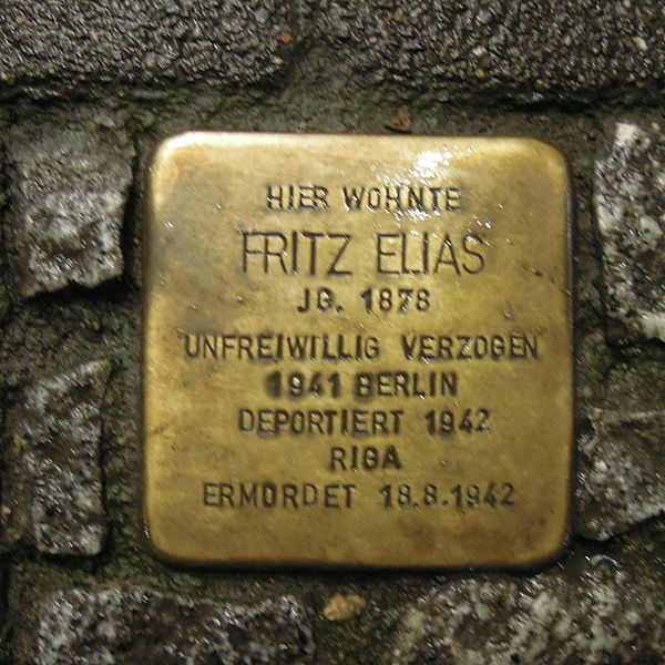 Stolperstein Markt 7 #1