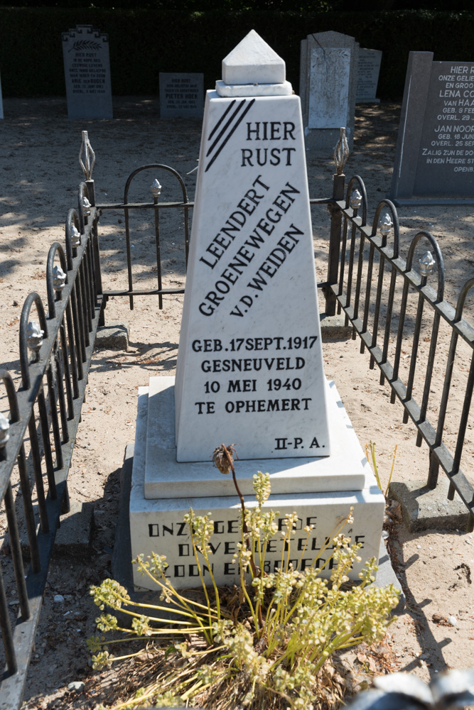 Nederlandse Oorlogsgraven Nieuw-Lekkerland #2