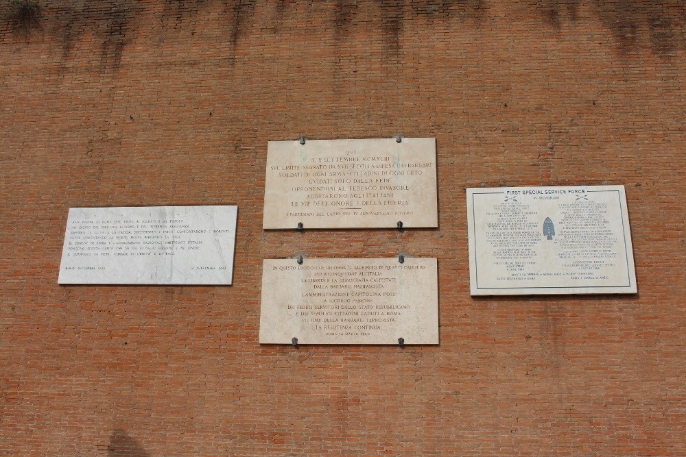 War Memorial Plaques Rome