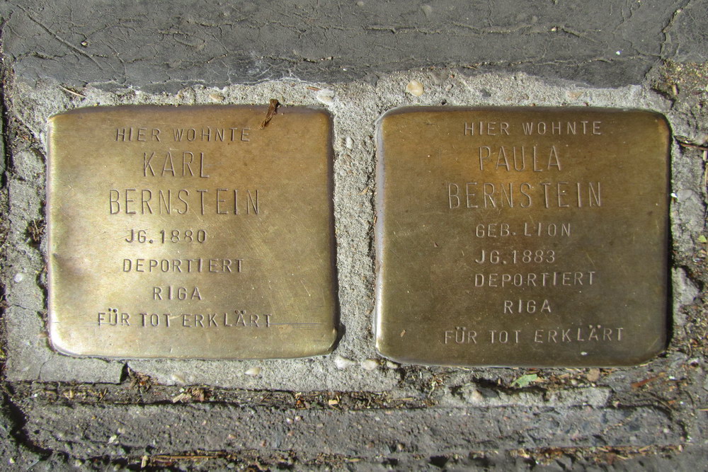 Stumbling Stones Konradstraße 14 #1