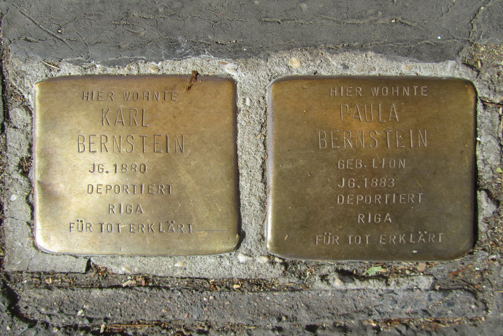 Stolpersteine Konradstrae 14 #1