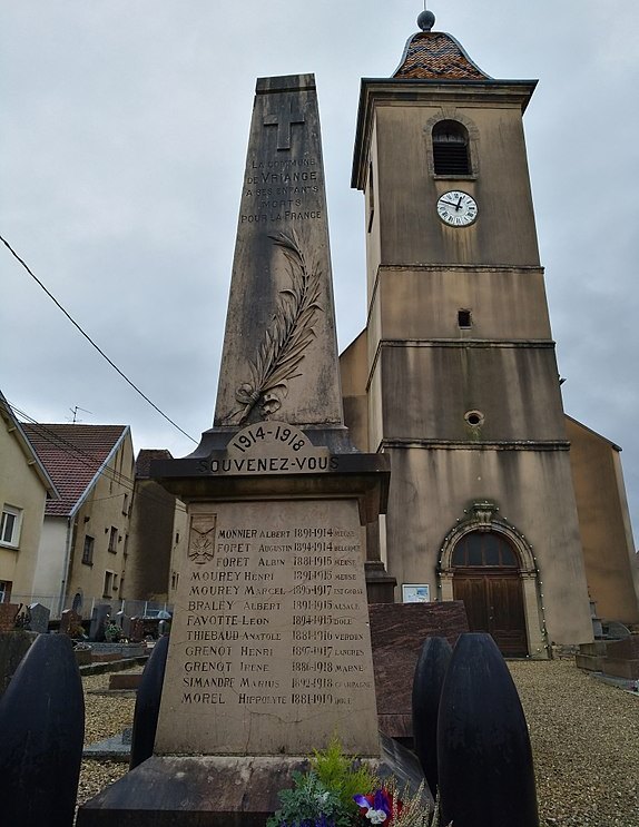 Monument Eerste Wereldoorlog Vriange #1