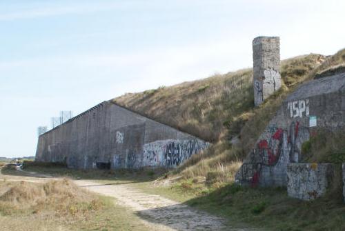 Duitse Bunkers en Muur bij Grindmolen Tréguennec #4