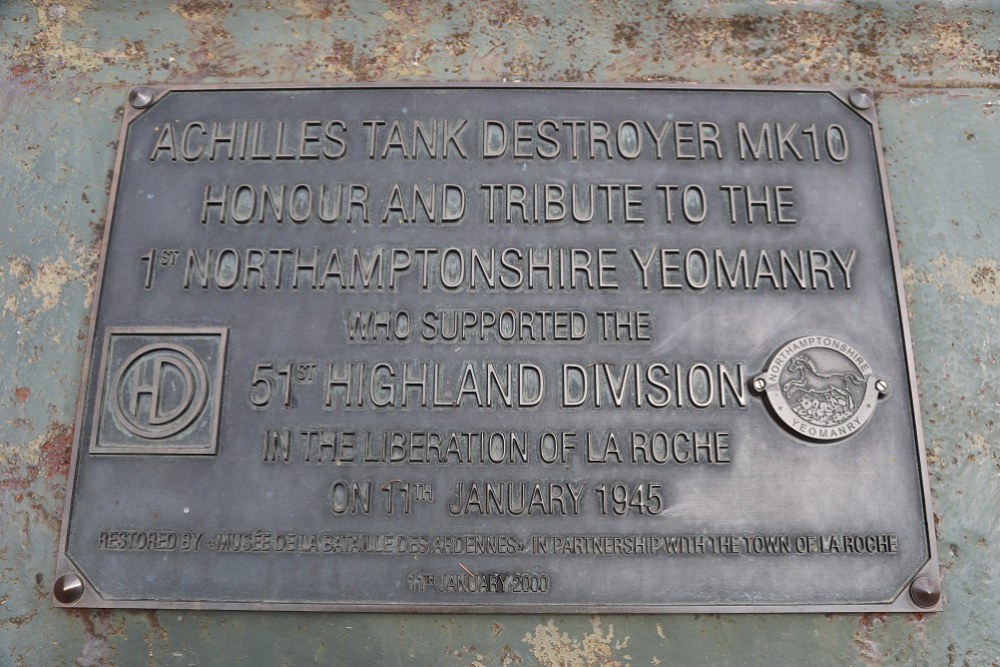 British M-10 Achilles Tank La Roche-en-Ardenne #4