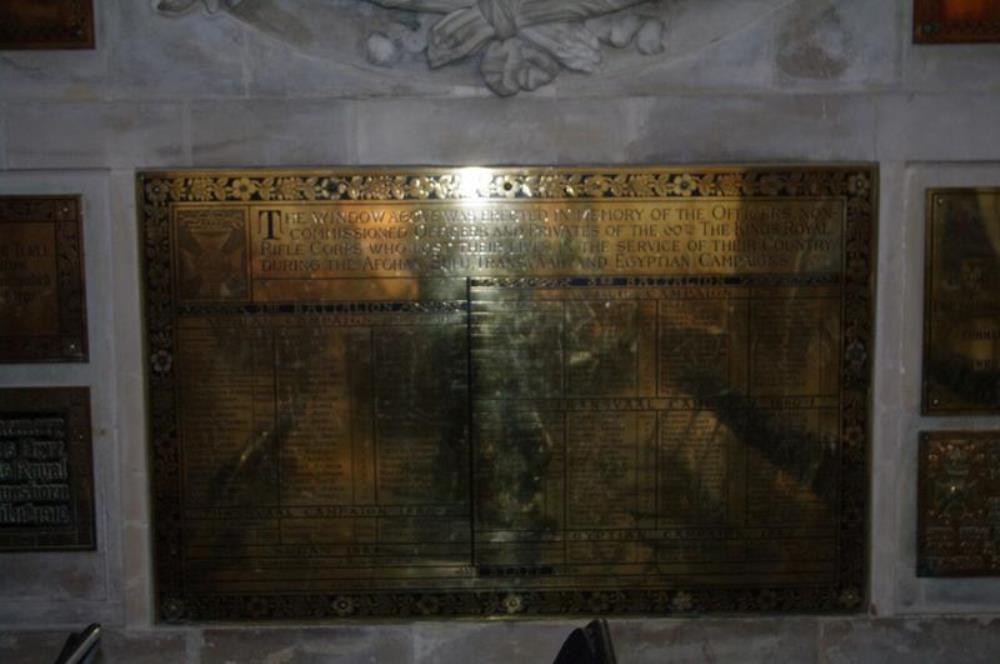 Gedenktekens Winchester Cathedral #2