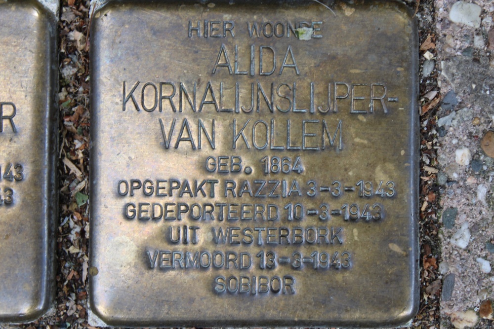 Stolpersteine Nieuwe Kerkstraat 401-443 #3