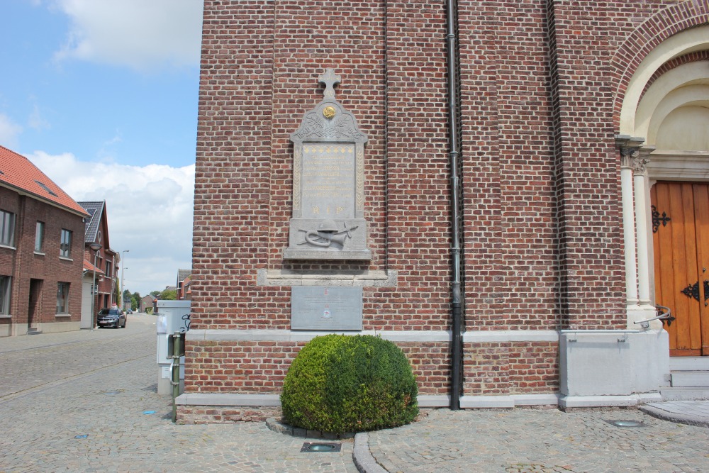 Commemorative Plate Second World War Vliermaalroot