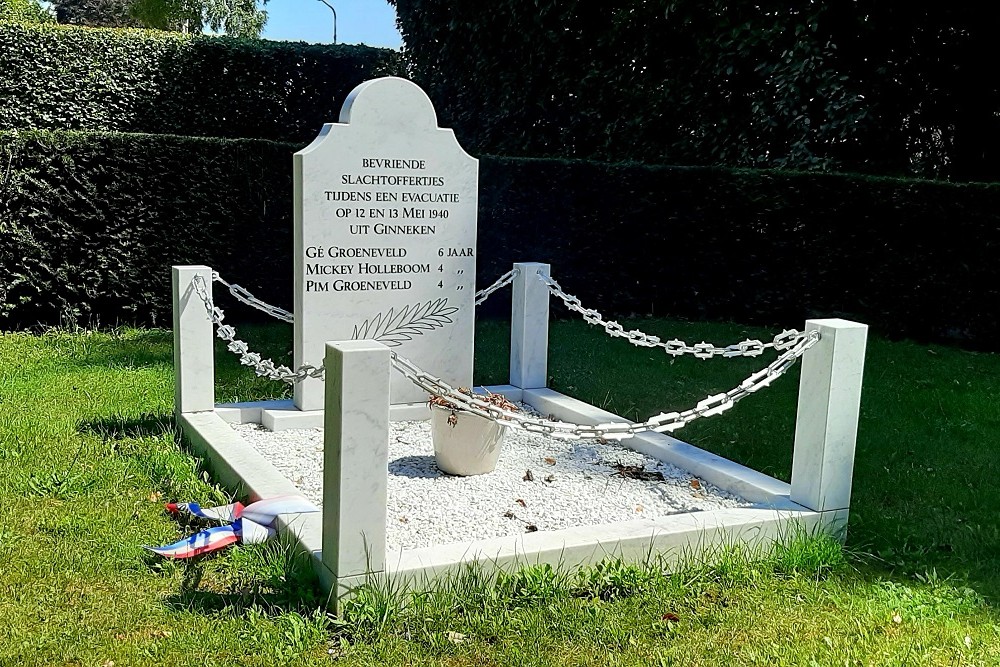 Grave Civilian Casualties Cemetery De Willaert Zundert #1