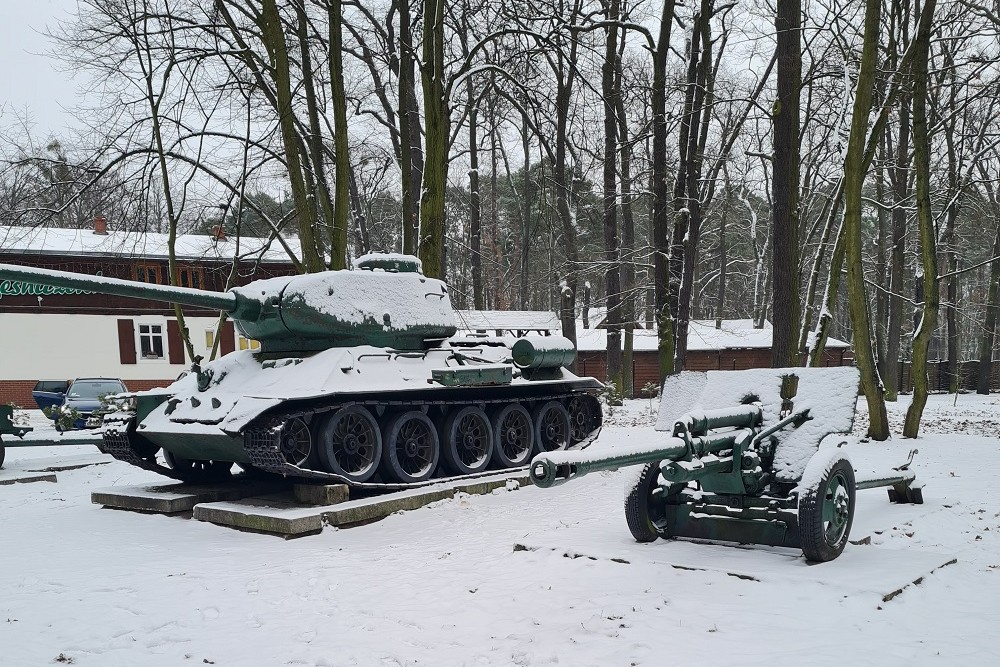 T-34/85 Tank & 76mm M1942 (ZiS-3) Guns Grudziadz #4