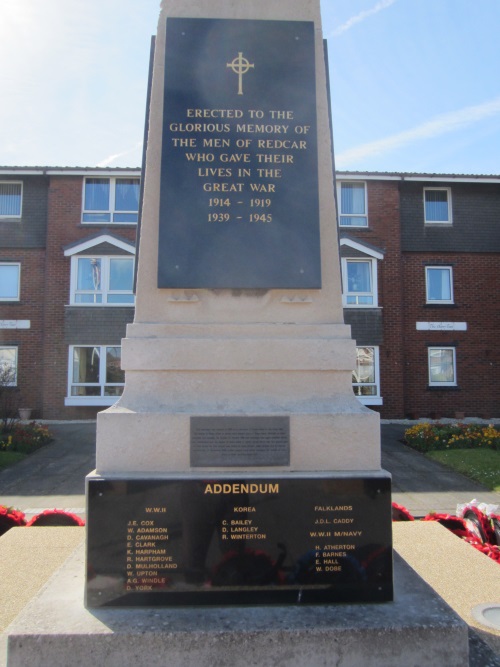 Oorlogsmonument Redcar #3