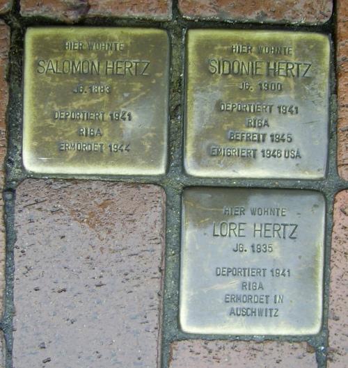 Stumbling Stones Münsterstraße 24 #1