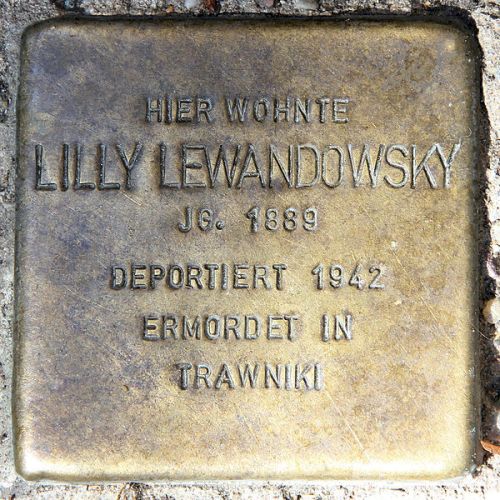 Stolperstein Tempelhofer Damm 84 #1