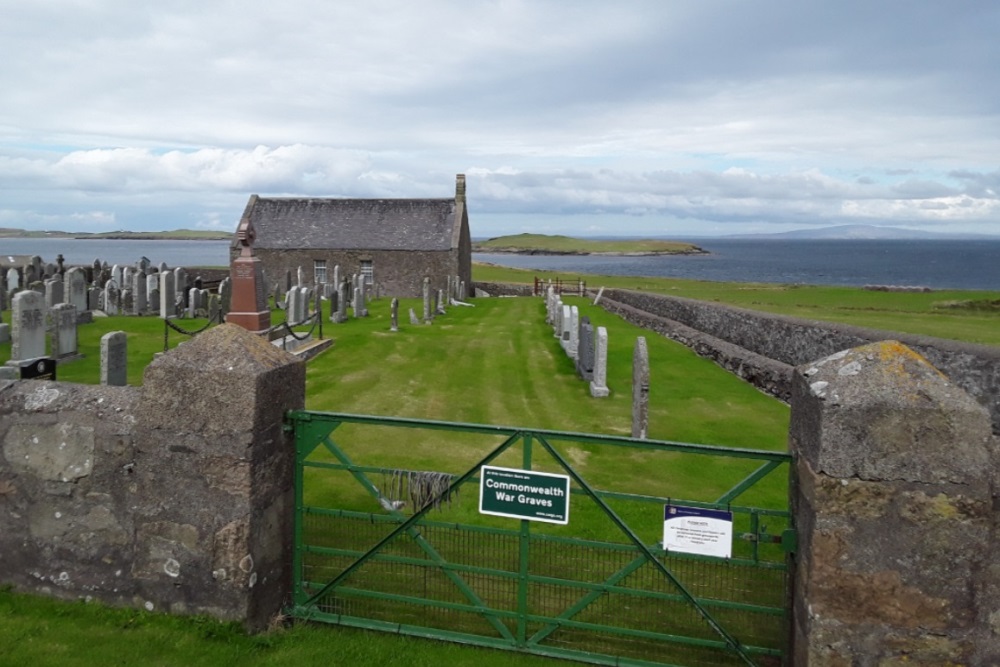 Commonwealth War Graves Sandness Parish Churchyard #1