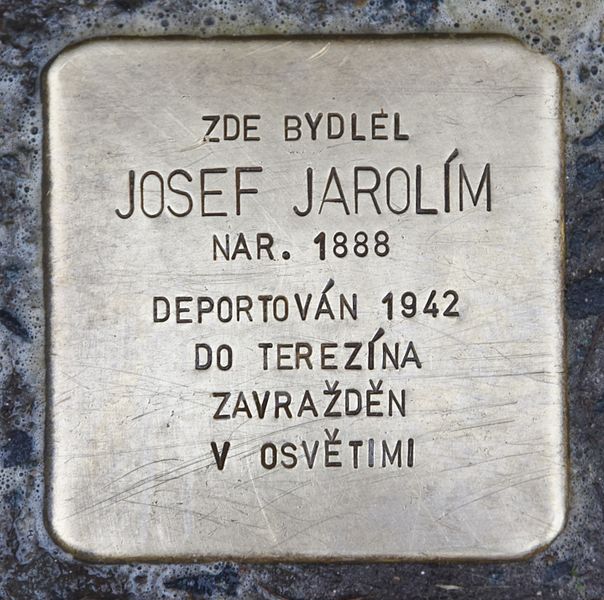 Stolpersteine Masarykova tř. 1050/20