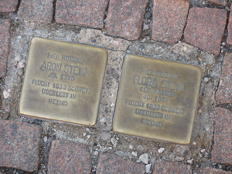 Stolpersteine Bahnhofstrae 35 #1