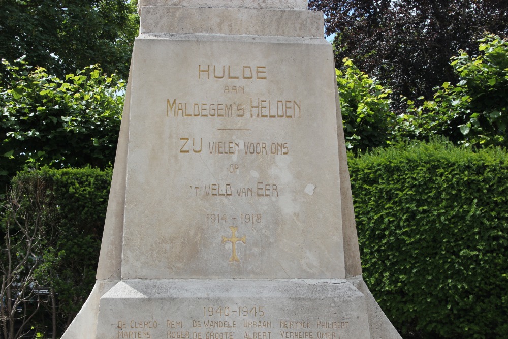 Oorlogsmonument Maldegem #2