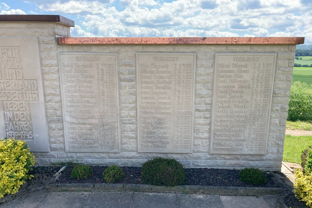 German War Memorial Second World War Dielmissen #4