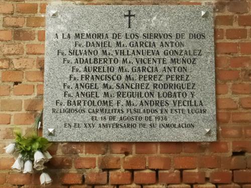 Plaque For 8 Executed Priests