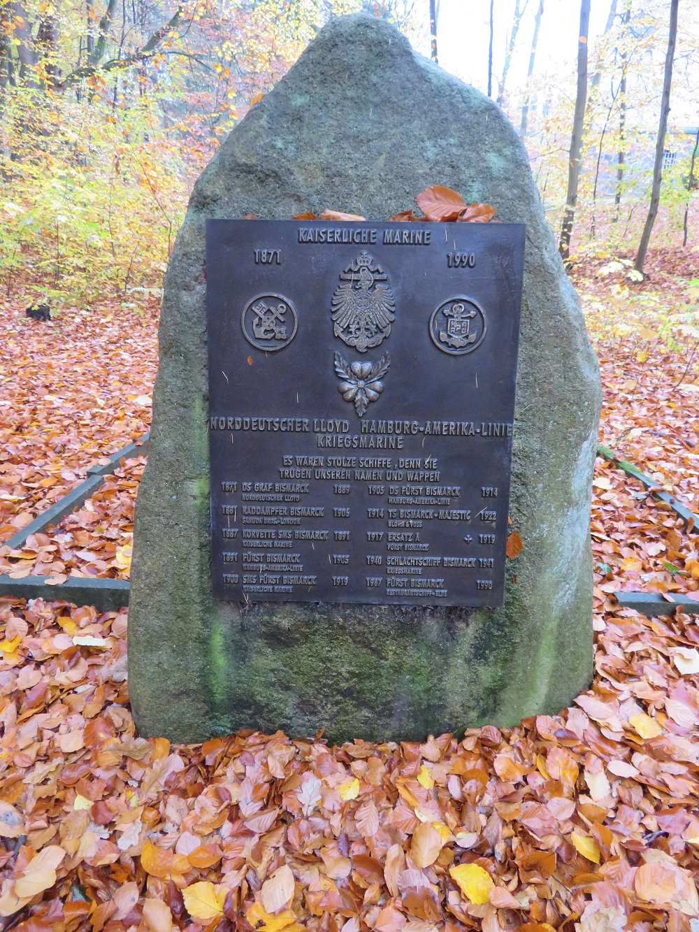 Slagschip Bismarck monument #4