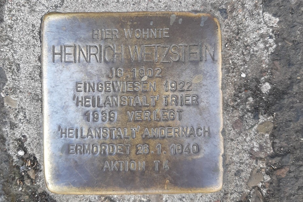 Stolperstein Seizstrae 5 #1