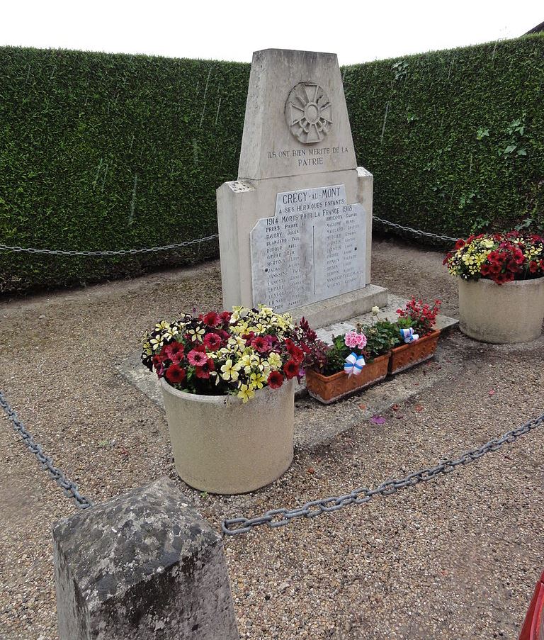 War Memorial Crcy-au-Mont #1