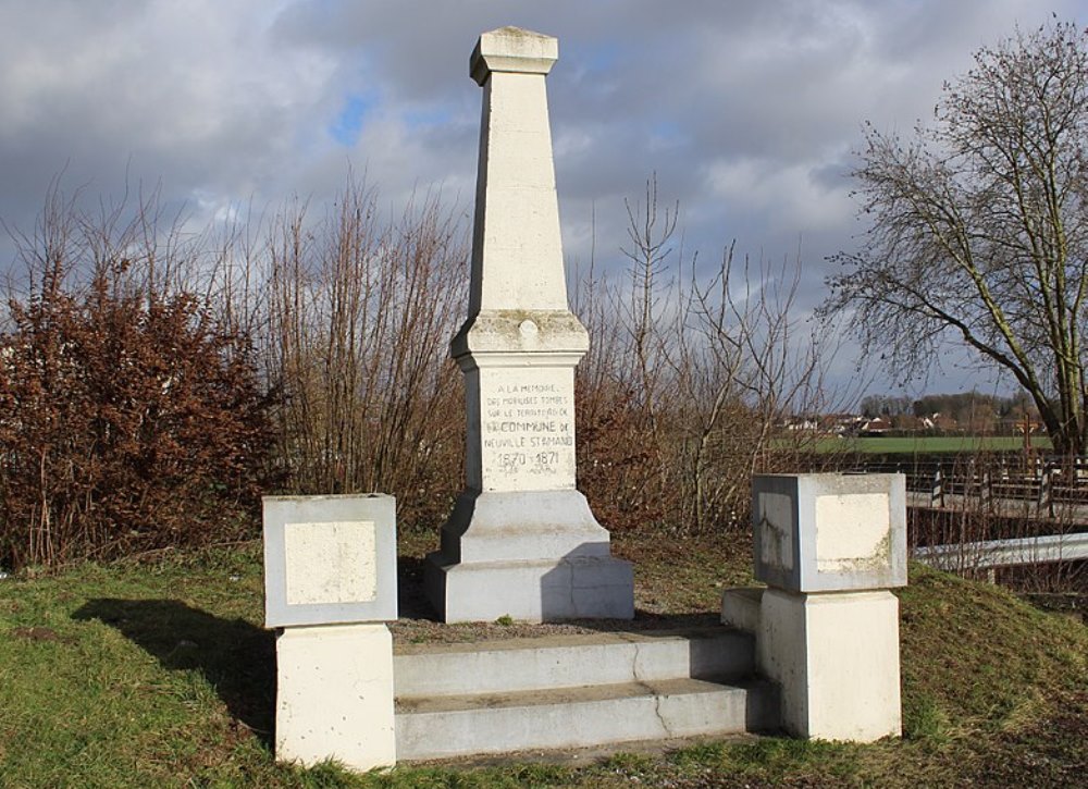 Monument Frans-Duitse Oorlog Neuville-Saint-Amand #1