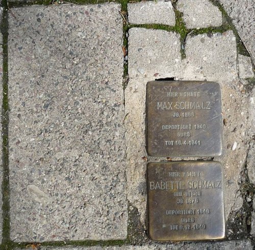 Stolpersteine Blumentorstrae 10 #1