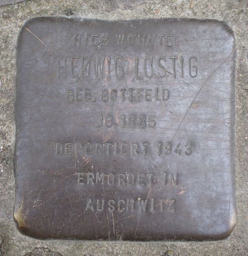 Stumbling Stones Rethelstraße 6a #4