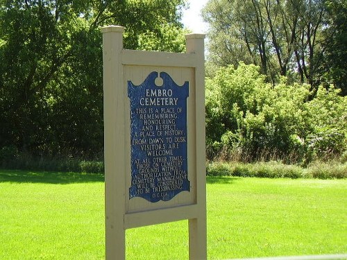 Oorlogsgraven van het Gemenebest Embro Cemetery